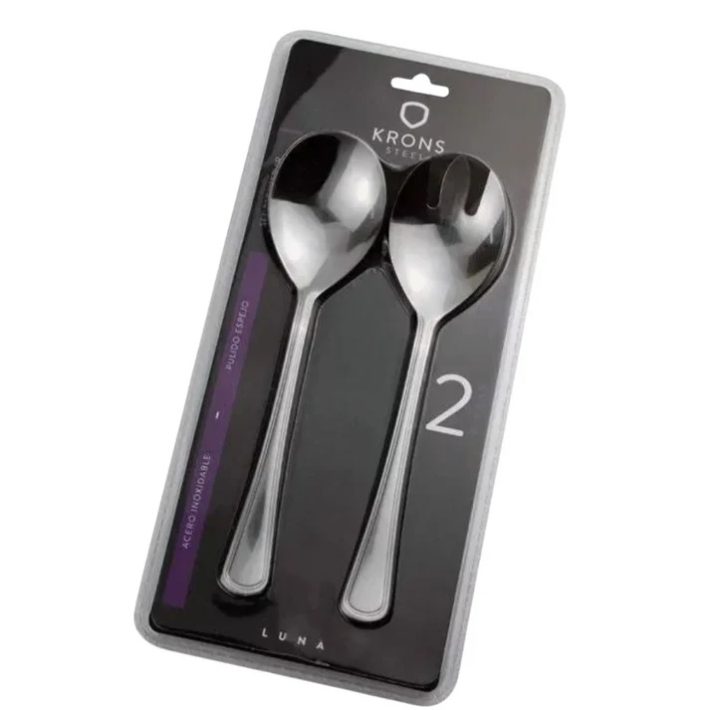 Cuchillería Para Ensaladas Krons Cuchara + Tenedor