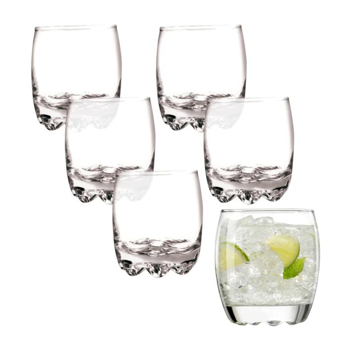 Set 6 Vasos Bajos Modelo Napoles 290cc