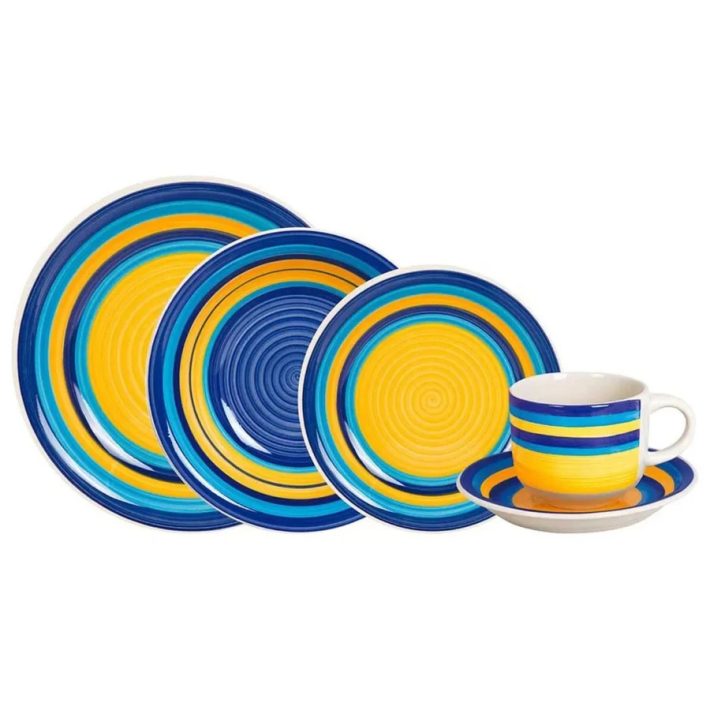 Juego de Vajilla Cerámica 30 Piezas Toledo Hallen