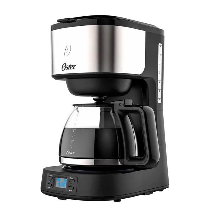 Cafetera programable Oster® 8 tazas en acero inoxidable